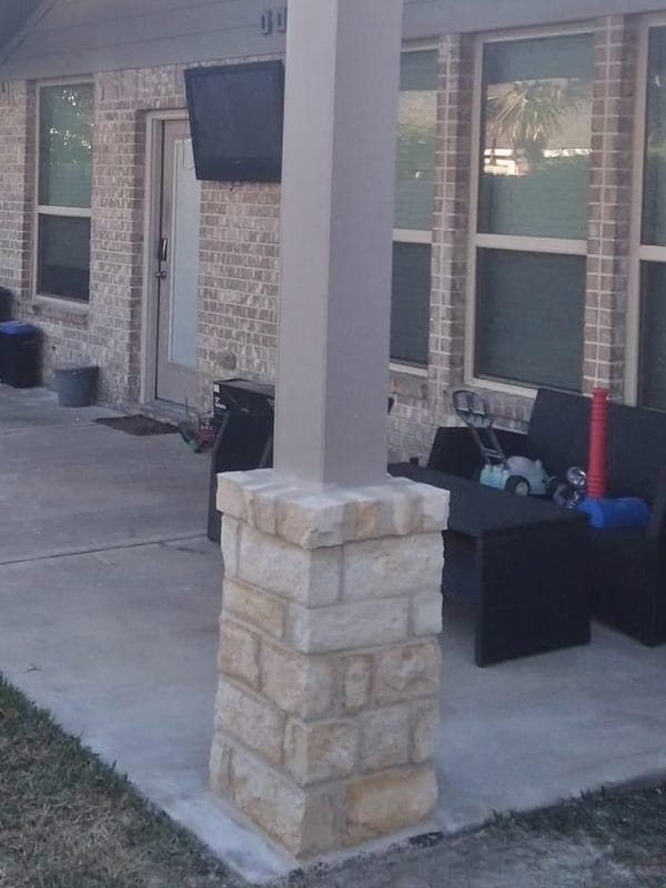 stone pedestal